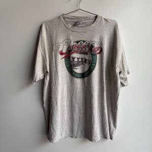 Vintage Cheers Boston TV Show Graphic T-Shirt Gray Mens XL